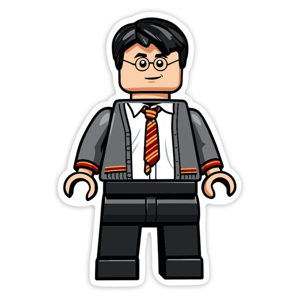 Adesivi per Auto e Moto: Lego Harry Potter