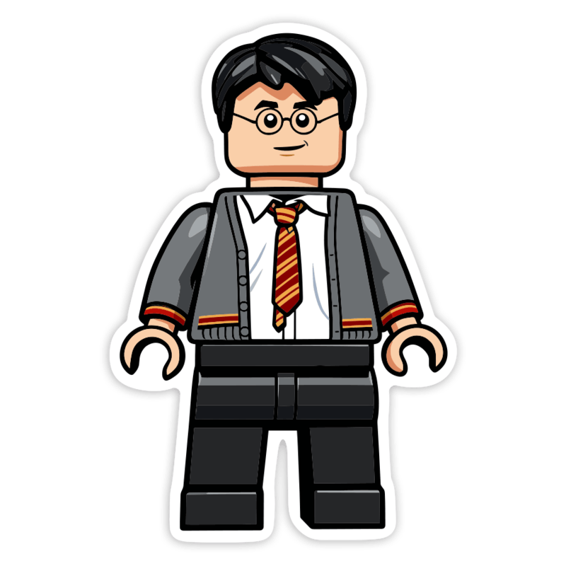 Adesivi per Auto e Moto: Lego Harry Potter