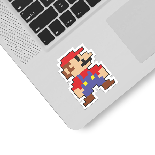 Adesivi per Auto e Moto: Mario Bros Pixel
