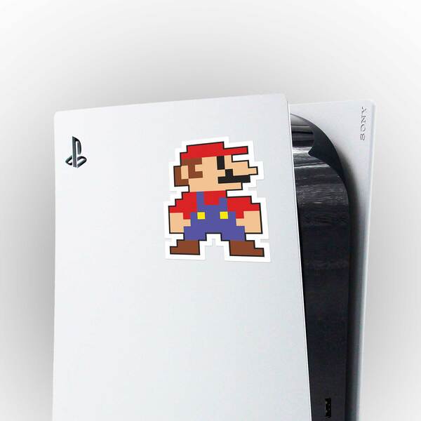 Adesivi per Auto e Moto: Mario Bros Pixel 4