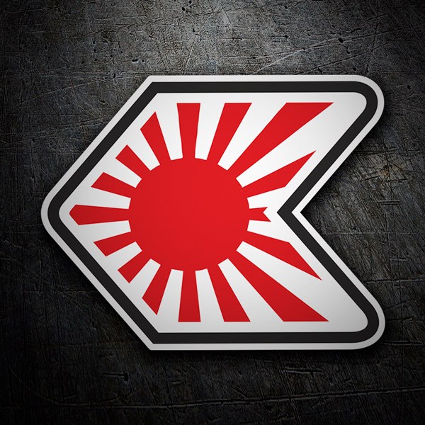 Adesivi per Auto e Moto: Japan JDM Rising Sun Badge