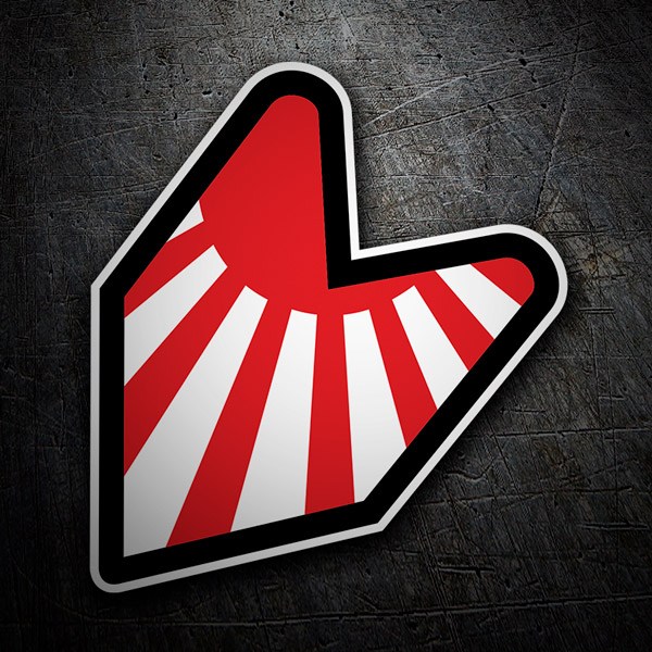 Adesivi per Auto e Moto: JDM Sol Naciente