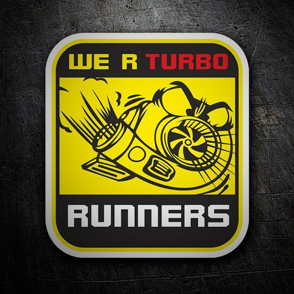 Adesivi per Auto e Moto: We are Turbo Runners