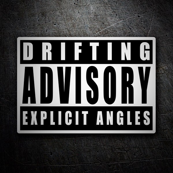 Adesivi per Auto e Moto: Drifting Advisory Explicit Angles