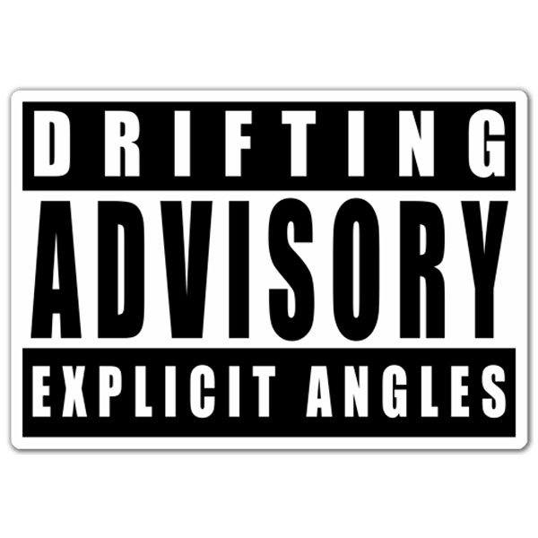 Adesivi per Auto e Moto: Drifting Advisory Explicit Angles