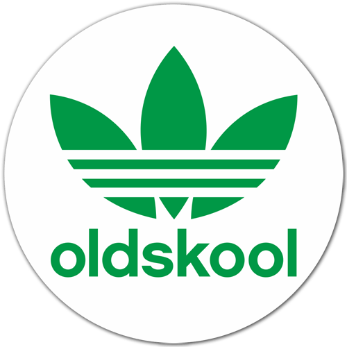 Adesivi per Auto e Moto: Oldskool Adidas