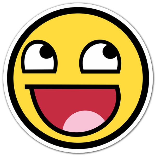 Adesivi per Auto e Moto: Meme Smiley