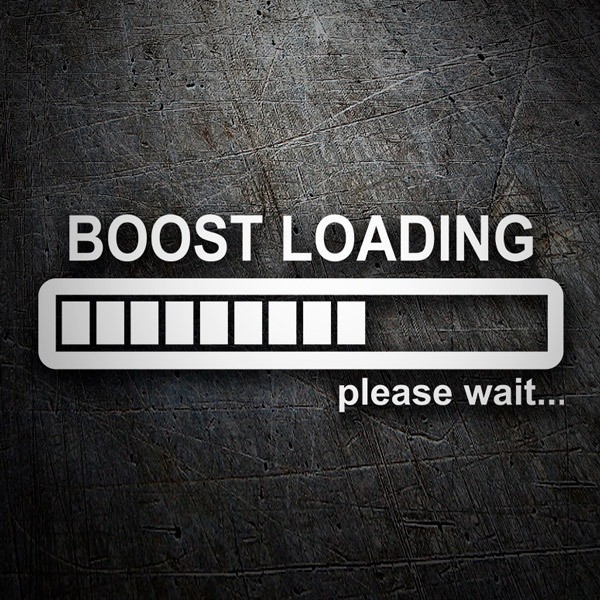 Adesivi per Auto e Moto: Boost Loading please wait