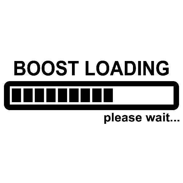 Adesivi per Auto e Moto: Boost Loading please wait
