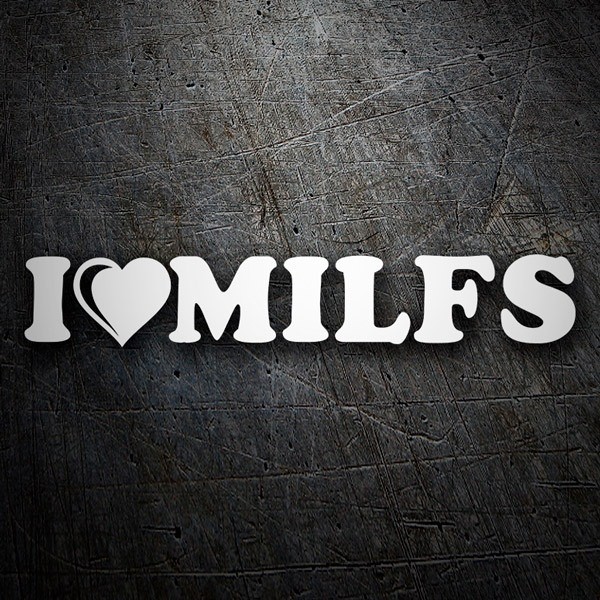Adesivo I Love Milfs 0