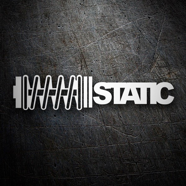 Adesivi per Auto e Moto: Sospensione Static con Dibujo di Resorte