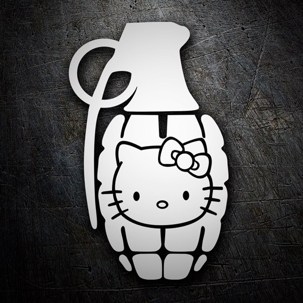Adesivi per Auto e Moto: Granata Hello Kitty