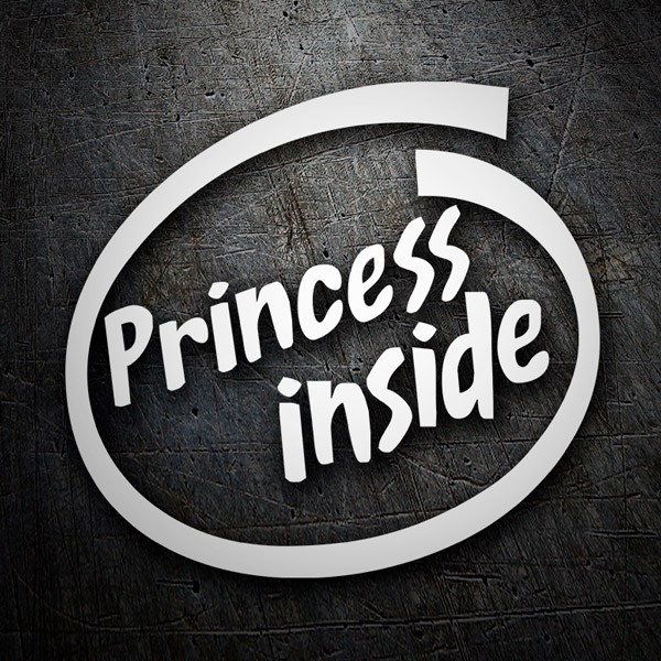 Adesivi per Auto e Moto: Princess Inside