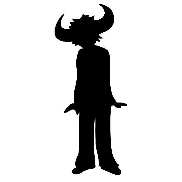 Adesivi per Auto e Moto: Logo Buffalo Man di Jamiroquai