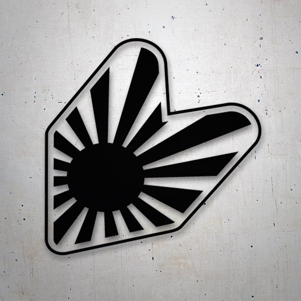 Adesivi per Auto e Moto: JMD Emblema Giappone