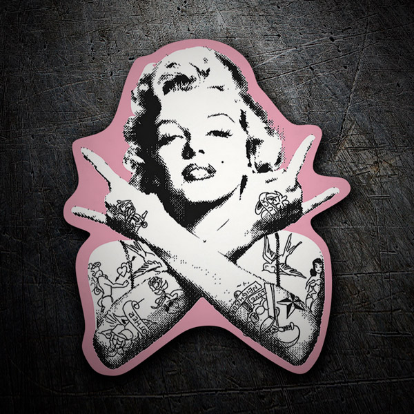 Marilyn Monroe Punk Tatuata 0