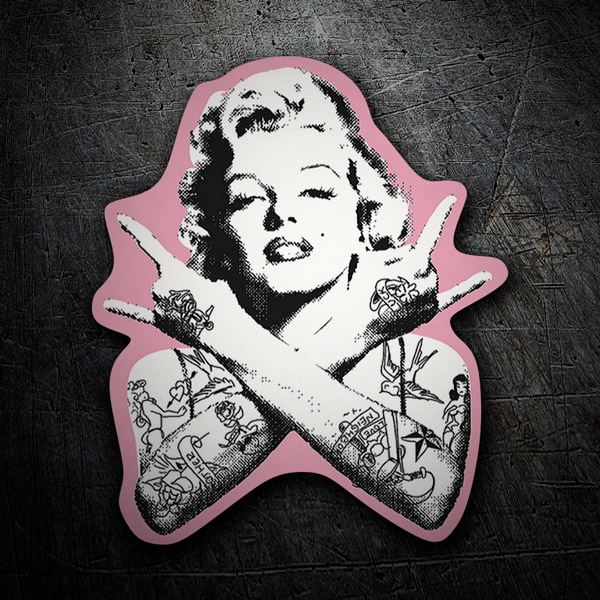 Adesivi per Auto e Moto: Marilyn Monroe Punk