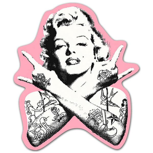 Adesivi per Auto e Moto: Marilyn Monroe Punk