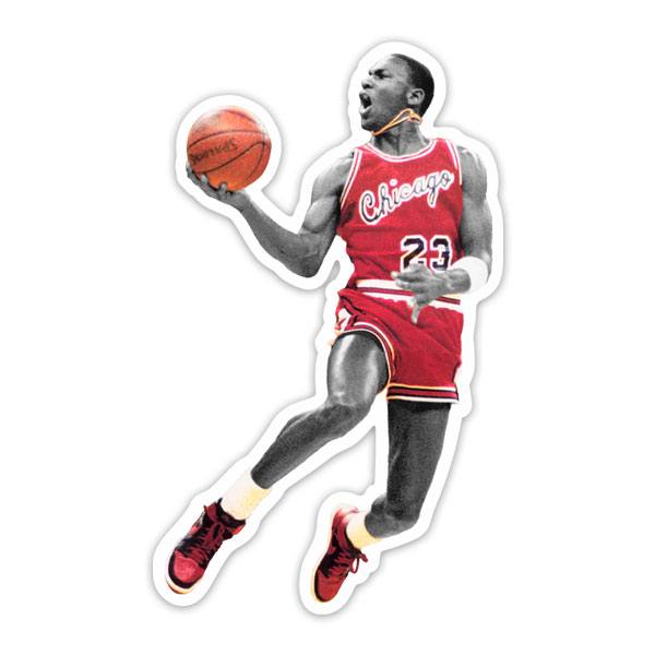 Adesivi per Auto e Moto: Michael Jordan (Chicago Bulls)