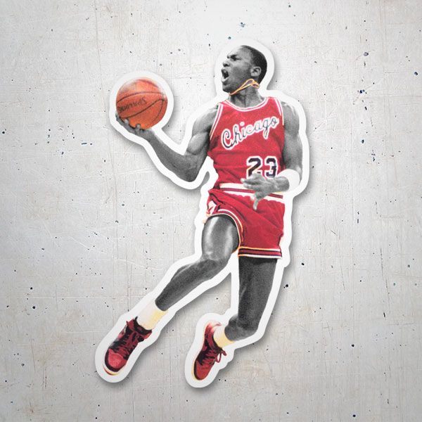 Adesivi per Auto e Moto: Michael Jordan (Chicago Bulls)