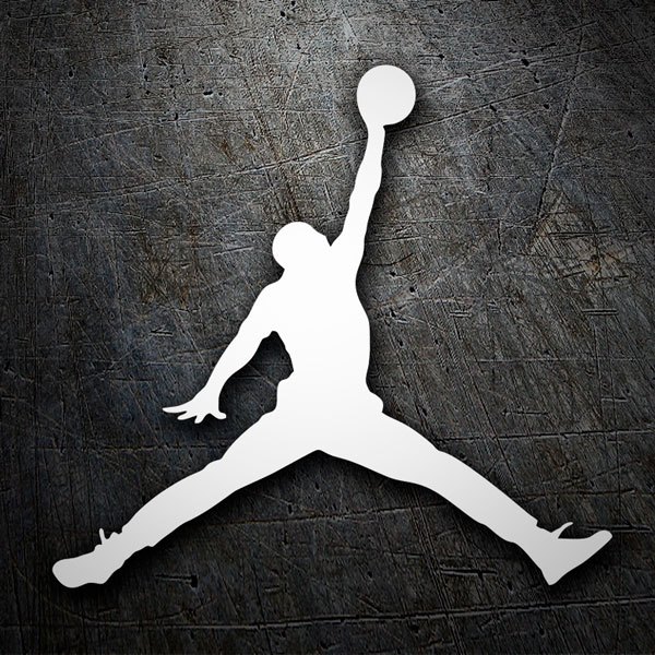 Adesivi per Auto e Moto: Silhouette Air Jordan (Nike)