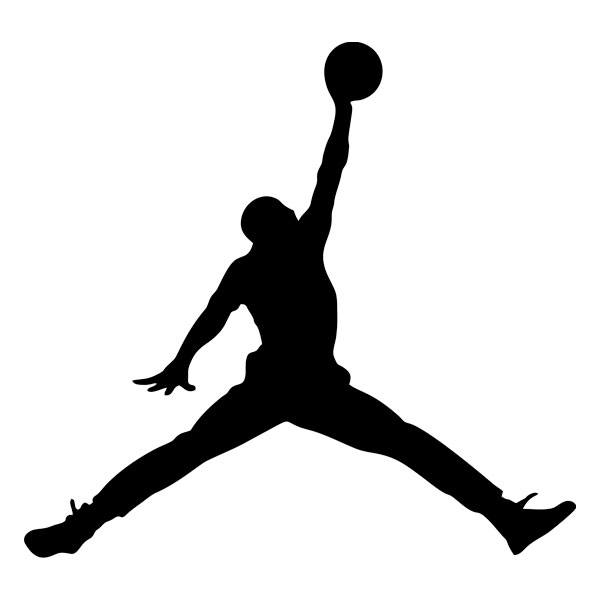 Adesivi per Auto e Moto: Silhouette Air Jordan (Nike)