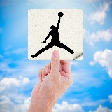 Adesivi per Auto e Moto: Silhouette Air Jordan (Nike) 4