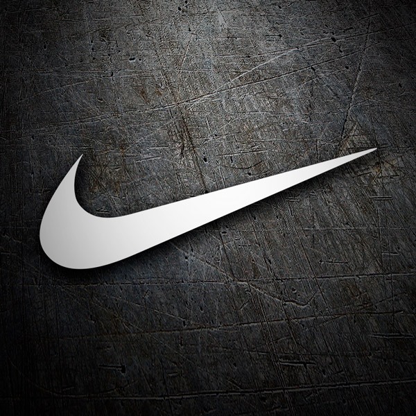 Adesivi per Auto e Moto: Logotipo Nike Swoosh Estilizzato