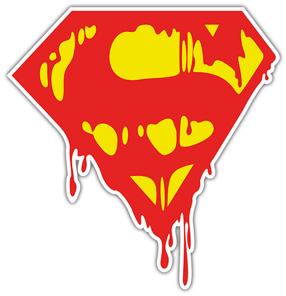 Adesivi per Auto e Moto: Graffiti Superman