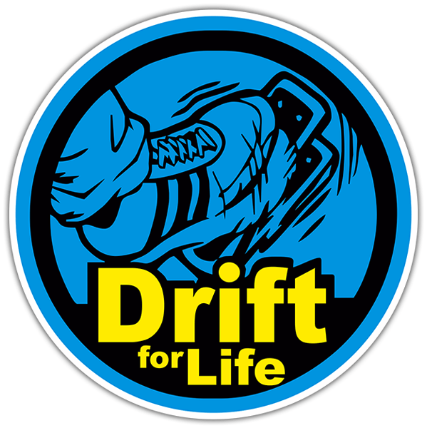 Adesivi per Auto e Moto: Drift for Life