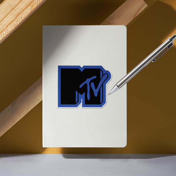 Adesivi per Auto e Moto: MTV blu e nero