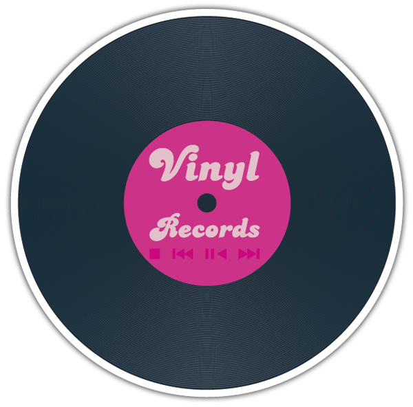Adesivi per Auto e Moto: Vinyl Records