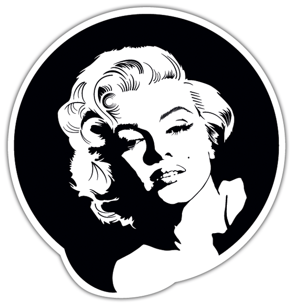 Adesivi per Auto e Moto: Marilyn Monroe