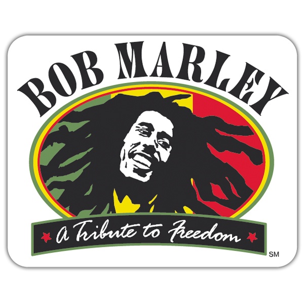 Adesivi per Auto e Moto: Bob Marley Freedom