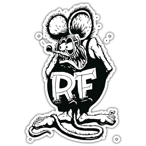 Adesivi per Auto e Moto: Rat Fink