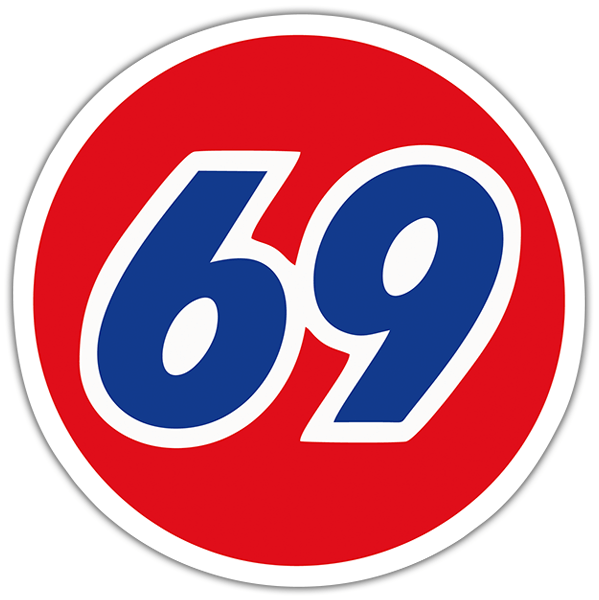 Adesivi per Auto e Moto: 69 (stazione di servizio parodia)