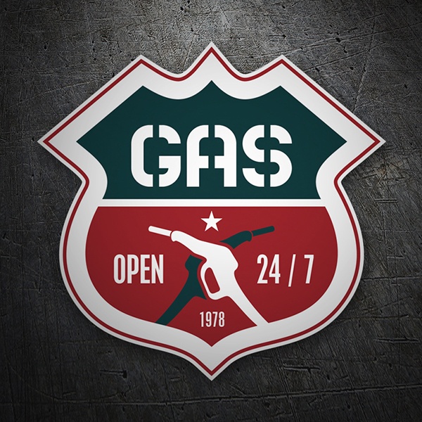 Adesivi per Auto e Moto: Open Gas