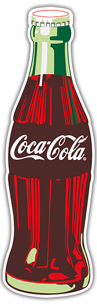 Adesivi per Auto e Moto: Bottiglia di Coca Cola