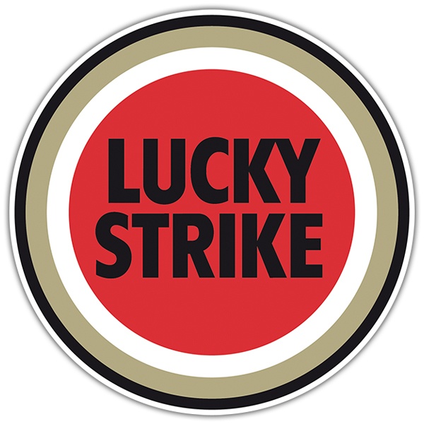 Adesivi per Auto e Moto: Lucky Strike Logo
