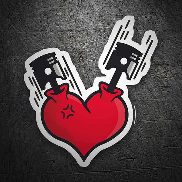 Cuore con pistoni 0