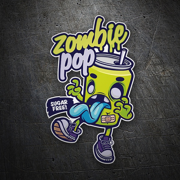 Adesivi per Auto e Moto: Zombie Pop