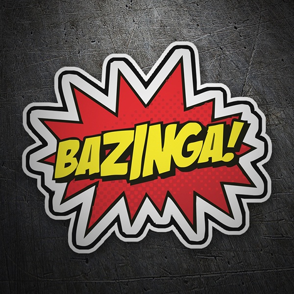 Adesivi per Auto e Moto: Bazinga, Sheldon Cooper