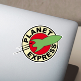 Adesivi per Auto e Moto: Futurama Planet express 4