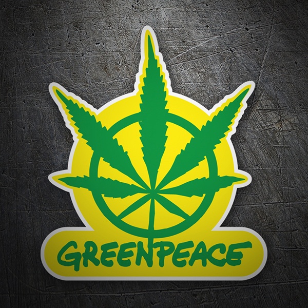 Adesivi per Auto e Moto: Marijuana di Greenpeace