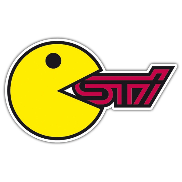 Adesivi per Auto e Moto: Pacman Sti