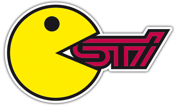 Adesivi per Auto e Moto: Pacman Sti