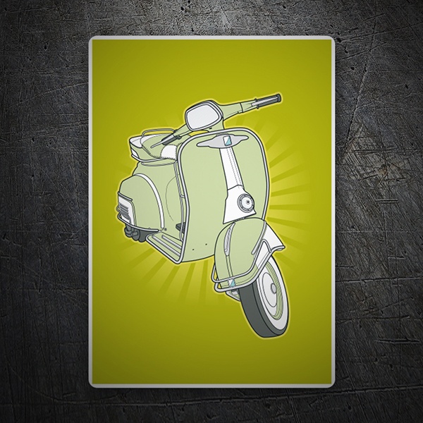 Adesivi per Auto e Moto: Poster adesivo Vespa 1