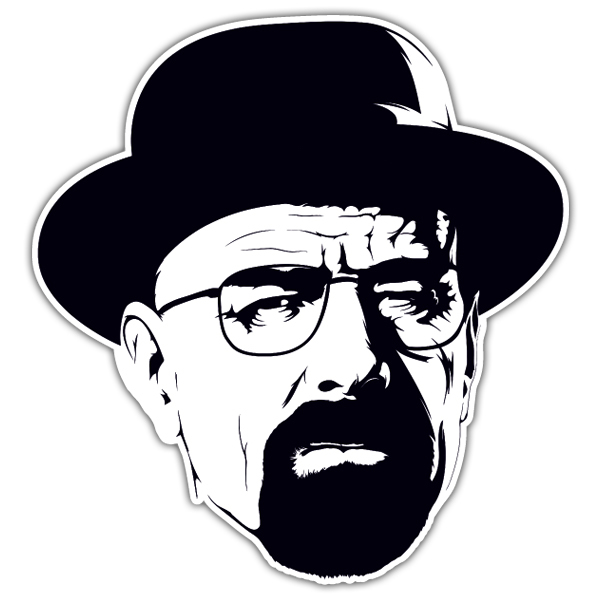 Adesivi per Auto e Moto: Walter White con Sombrero