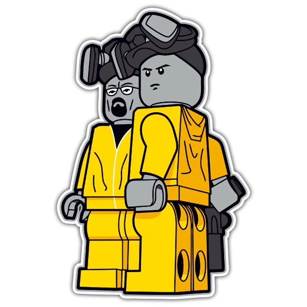 Adesivi per Auto e Moto: Breaking Bad Lego