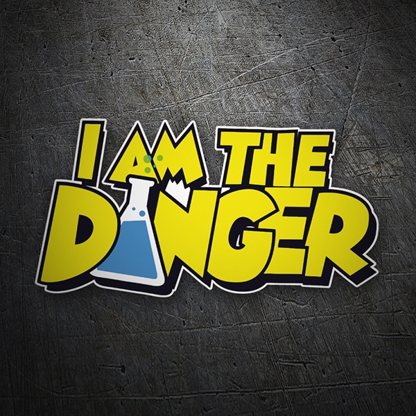 Adesivi per Auto e Moto: Breaking Bad I am the Danger 1